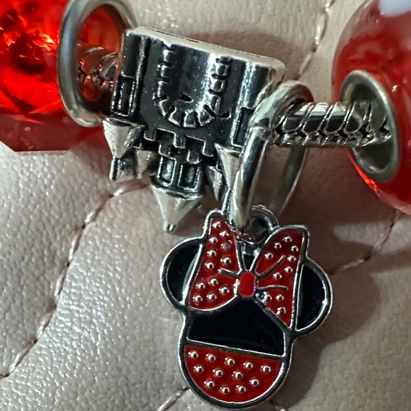 Bracelet Silver Stainless Steel Charm Bracelet - Picture 4 of 9